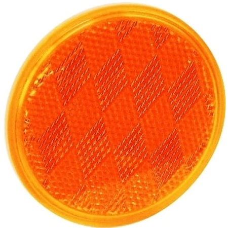 Us Hardware Safety Reflector, Amber Reflector, Plastic Reflector, Adhesive Mounting RV-660C
