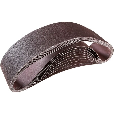 Grizzly 4" x 36" A/O Sanding Belt 80 Grit, 10PK T21480