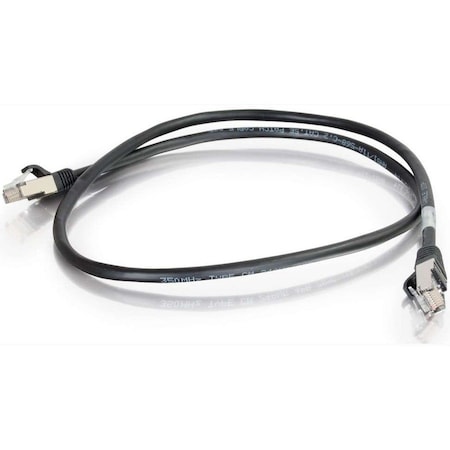 C2G 100FT CAT5E SNAGLESS SHIELDED STP ETHERNET NETWORK PATCH CABLE - BLACK 28711