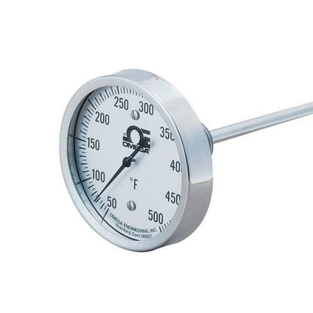 Omega DIAL THERMOMETER A--40-160F-21/2-1/2