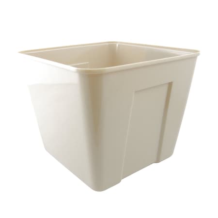 Generic Ice Bucket Square Vanilla 3 quart 72cs, 72PK BKT-SQR-VAN
