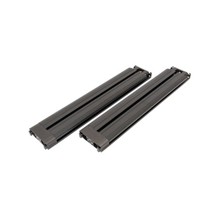 Rhino Rack ROOF RACK ACCESSORIES Fits 's Pioneer And Crossbar Roof Rack Accessories Black Set of 2 20 Inch L RDNSB50