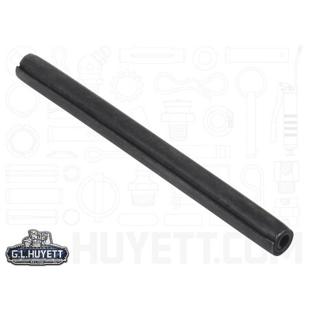 Huyett Coiled Spring Pin, Heavy Duty, High Carbon Steel, 0.250 in Dia x 3.000 in Length SPC-250-3000H