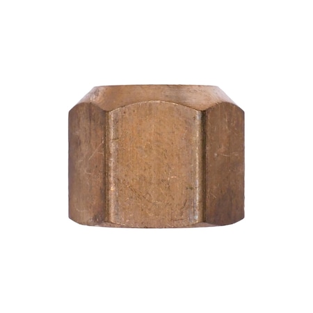 Auveco Brass Pipe Cap 1/4in Threads, 5PK 288
