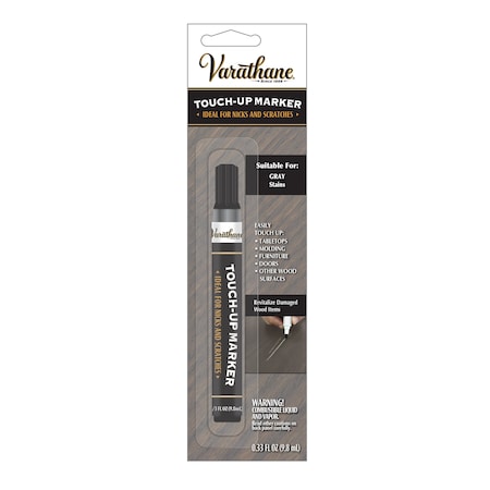 Varathane Wood Stain Touch-Up Marker, Gray, 0.33 oz 396682