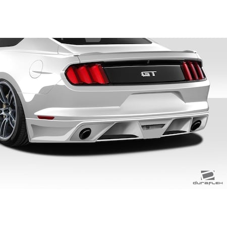 Duraflex 2015-2017 Ford Mustang Racer Rear Diffuser, Signature Black - 1 Piece 113408