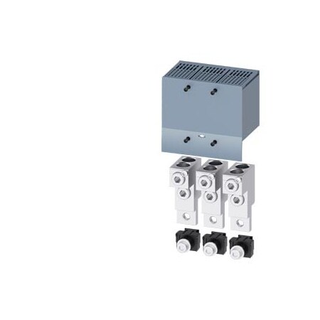 Siemens circular conduc. terminal TA2.3 2 x 25150 mmsqrd for 2 cables with auxiliary 3VA9253-0JC22