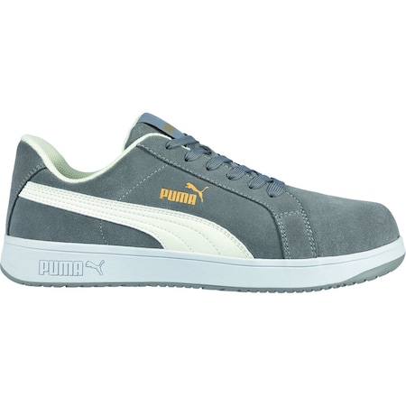 Puma Safety Shoes Women's Athletic Shoe, Grey, White, 8, 640125 640125-08-800