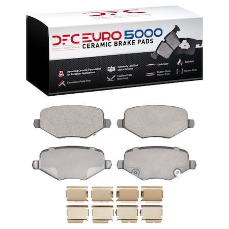 Dfc 5000 Euro Ceramic Disc Brake Pad Set,  1600-1719-02