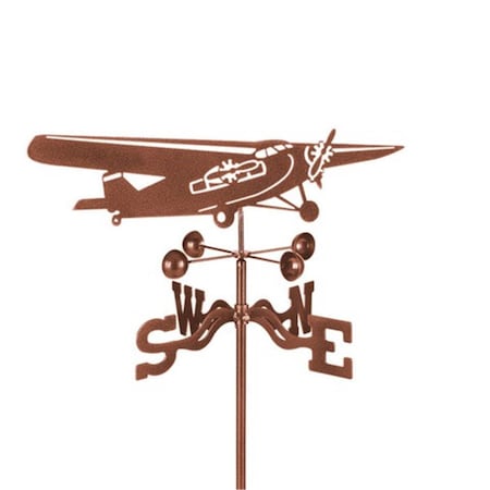 Ez Vane Tri Motor Airplane Weathervane with Four Sided Mount EZ1010-4S