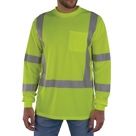 Ergodyne S Lime Class 3 Essential Hi-Vis Long Sleeve Shirt 8368