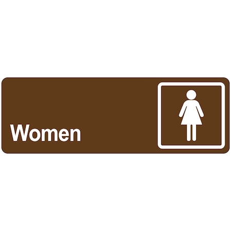 Non-Branded Door Sign - Women SN511