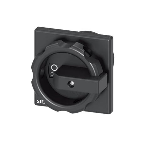 Siemens rotary operating mechanism, black 66x66 mm ground plate mounting Central hole 3LD9344-2C