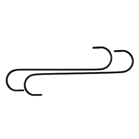 Living Accents EXTNDR HOOK S BLK 12 IN., 2PK 58046