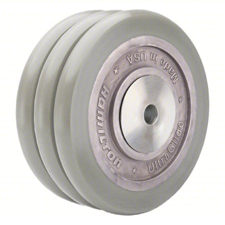 Hamilton Caster Wheel, 8"dia, 4,000 lb, Gray W-830-SWC95-1