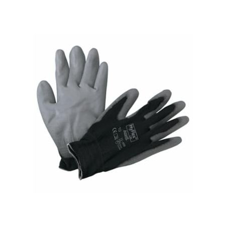 Hyflex 11-600 Palm-Coated Gloves, Size 10, Black, 12PK 012-11-600-10-BK
