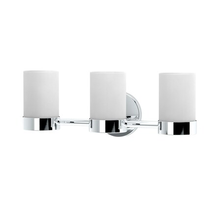 Gatco Glam Triple Sconce, Chrome 1636