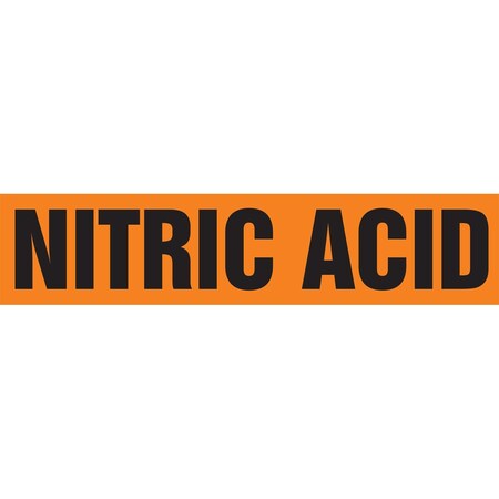 Accuform ASME ANSI PIPE MARKER NITRIC ACID RPK527SSH