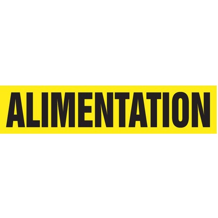 Accuform FRENCH PIPE MARKER ALIMENTATION CRPK689STB