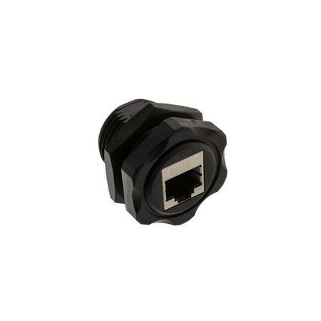 Cable Wholesale Shielded Outdoor Waterproof Cat6 Coupler, RJ45 Female to Female, Wall Plate Mount 30X8-70400