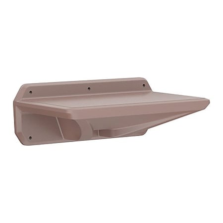 Cortech Wall-Mount Desk, Brown 8601BN
