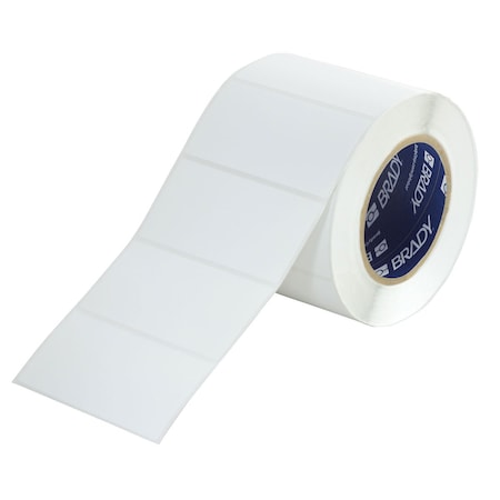 Brady Direct Thermal Printable Removable Paper Labels 2 in H x 4 in W White 1000/RL DT-55-816-1