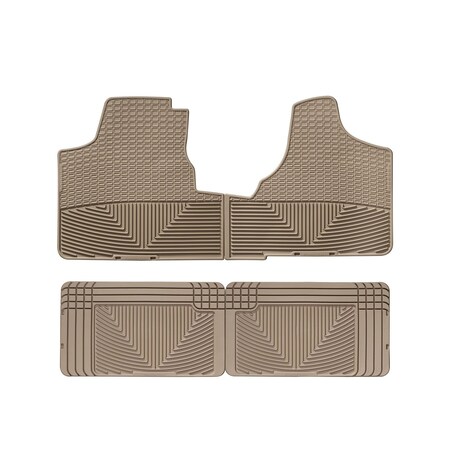 Weathertech Tan, Front and Rear All Weather Floor Mats W16TN-W25TN