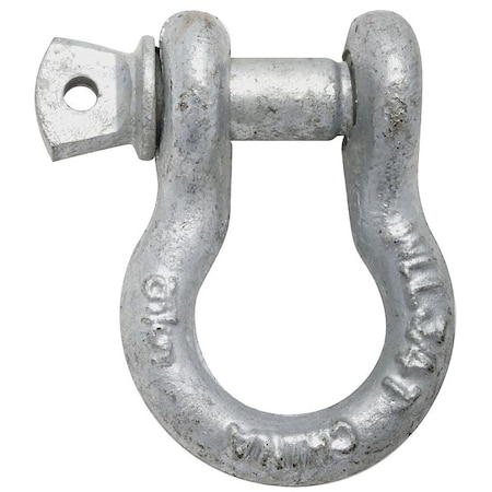 National Hardware 3250BC Series Anchor Shackle, 1500 lb Working Load, Galvanized Steel N223-677