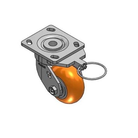 Albion Caster, Maintenance-Free, 4x2, 18AN04228SL 18AN04228SL