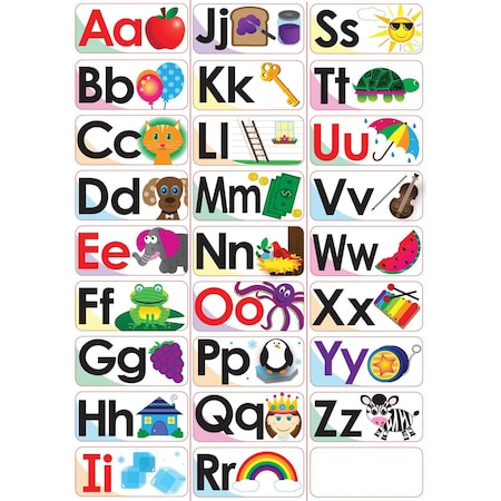 Ashley Productions ABC Picture Words Double-Sided Magnets, 27 Pieces 40006