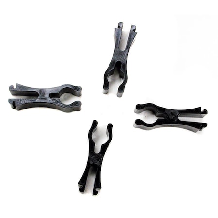 Dial Mfg Dial Black Plastic Tube Retainer Clip 4633