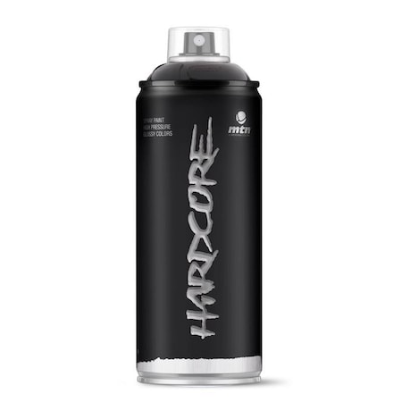 Mtn Hardcore Gloss Black Spray Paint 13.5 oz EX014H9011