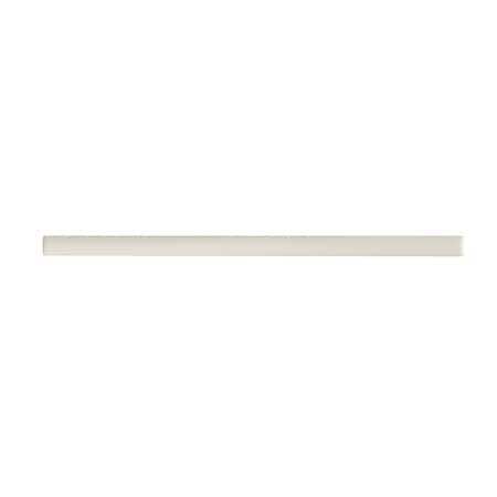 Apollo Tile 0.6x12 in. Glossy Pearl White Porcelain Bullnose Trim Wall and Floor Tile 0.5 sq ft/case, 10PK UMB88BIABULA