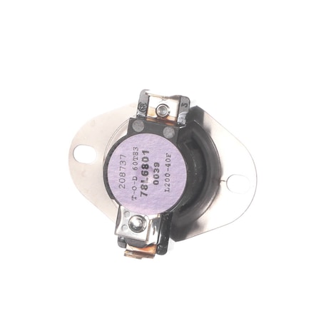Lennox Limit Switch, L200-40F, Auto Reset 78L68