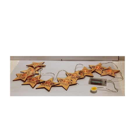 Resplandor Christmas Star String Lights - Set of 10 RE3012135