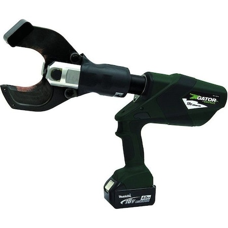 Greenlee Cordless Cable Cutter, 18 V DC, Li-Ion Battery, Gator Series ESC85LX11
