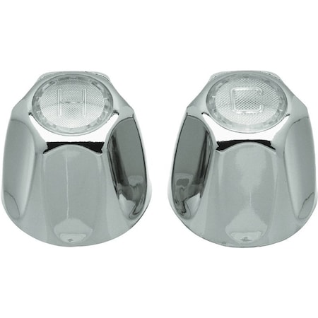 Danco Faucet Handle, Zinc, Chrome Plated, For Price Pfister Verve Two Handle Kitchen and Lavatory Faucets 80456