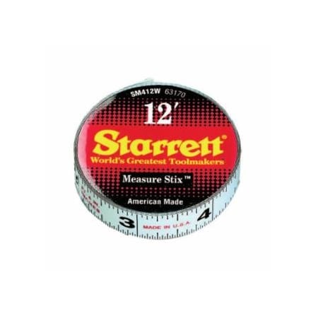 Starrett Measure Stix, Steel Measuring Tapes, 3/4 in x 6 ft 681-63169