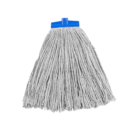 Bsl Lay Flat Mop Head with Plastic Female Connector Rayon 24 oz, PK6 5363-6