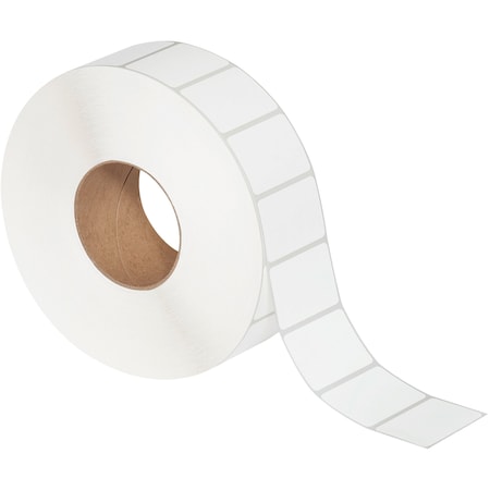 Tape Logic 2 1/4 x 1 1/4in White Thermal Transfer Labels THL619