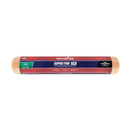 Wooster RR925 18 in. Super Fab Ftp 0.75 in. Nap Roller Cover 71497177322