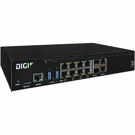 Digi International CONNECT EZ 8 MEI SERIAL SERVER, 8 RS-232/422/485 SERIAL PORTS, US POWER CORD EZ08-C100-US