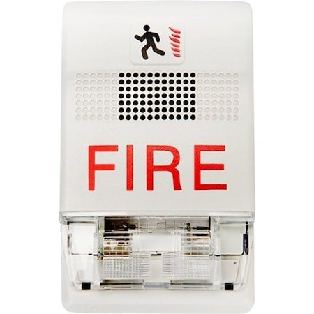 Edwards Signaling Chime, Marked Fire, White EG1F-C