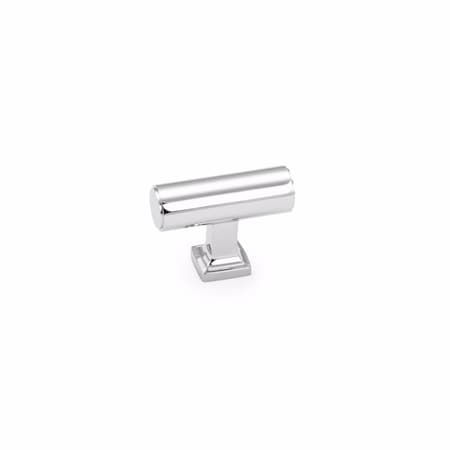 Schaub 1-5/8in Haniburton Cabinet T Knob Polished Chrome Finish 473-26