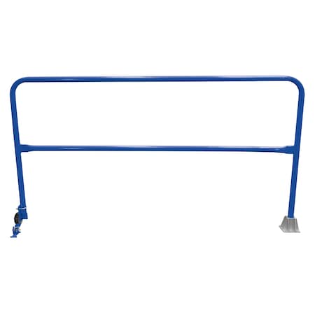 Vestil Steel Dock Safety Swing Gate 7 Ft. Length Blue SSG-7-BL