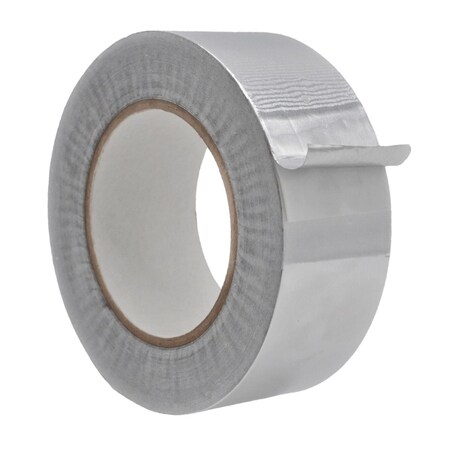 Wod Tape Acrylic Premium Grade Aluminum Foil Tape Multipurpose for HVAC and Insulation: 2 in. x 50 yds, 24PK WOD AFT20A-02000-24-50-SIL