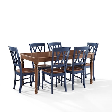 Crosley Shelby 7-Piece Dining Table Set For 6 KF20001-NV