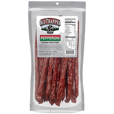 Old Trapper Pepperoni Snack Stick 17 oz Bagged 10110T