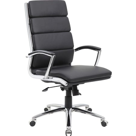 Boss Office Products Office Chair, 47 in H, Silver B9471-BK