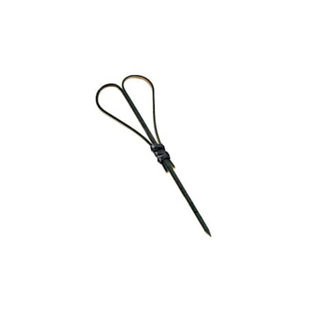 Omg 3.94 In. Fotsy Black Bamboo Skewer With Looped Heart Design, 2000PK OM1609401